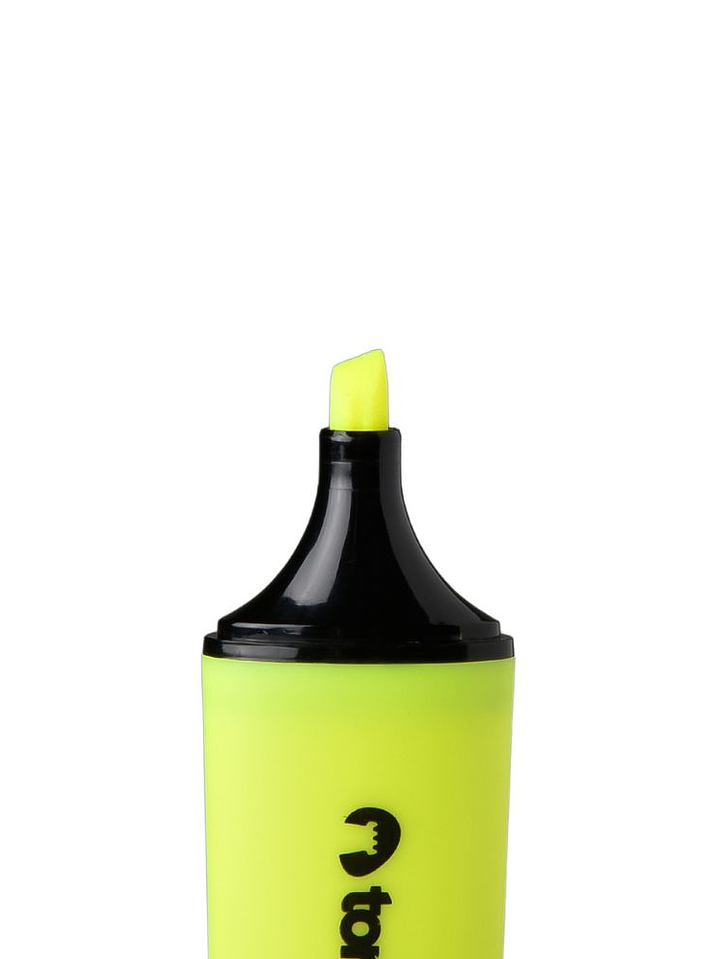 Destacador Punta Biselada Plano Amarillo Neon 2.0 Torre 2