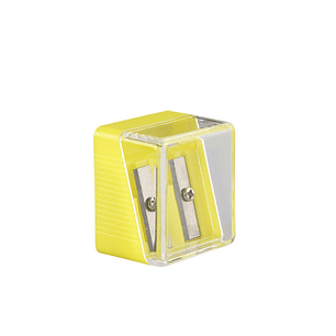 Sacapunta plástico con depósito 2 orificios