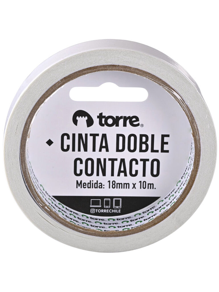 Cinta Doble Contacto 18Mmx10M Torre 4