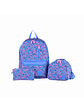New Pack Mochila - Light Blue Hearts Torre - Miniatura 1