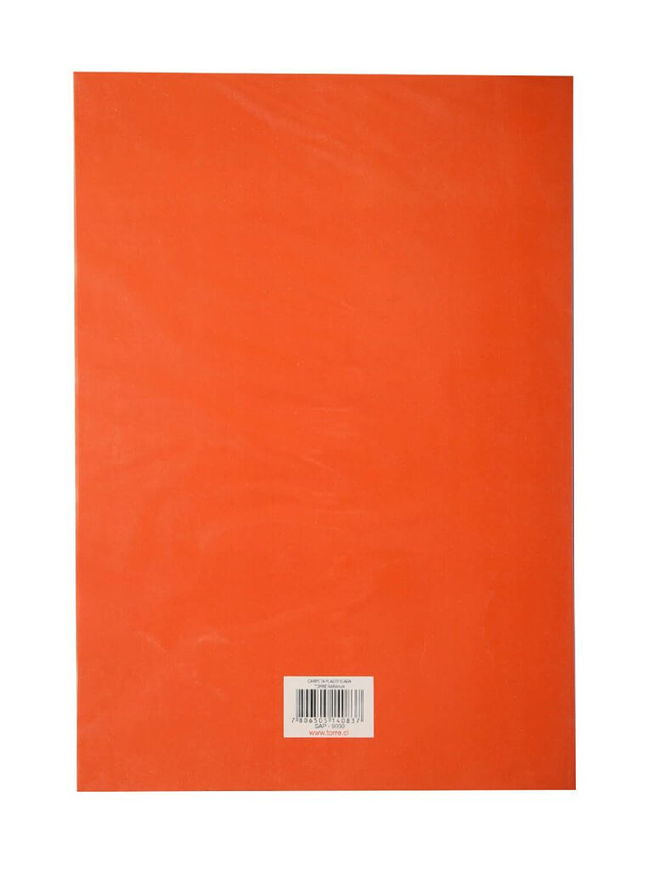 Carpeta Archivador Plastificado Naranja Torre 2