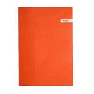 Carpeta Archivador Plastificado Naranja Torre