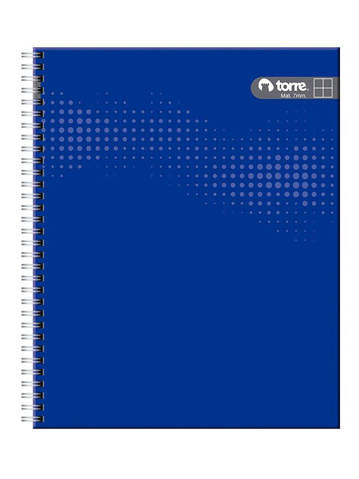 Cuaderno Universitario Torre Clásico Liso 7 mm 100 Hojas 1