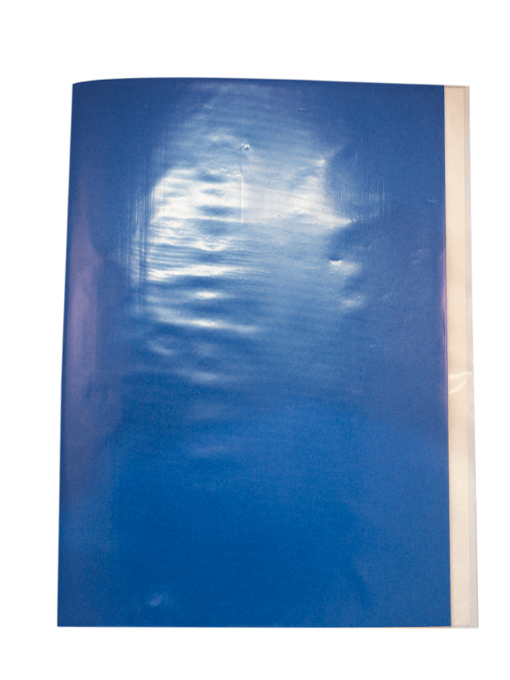 Carpeta Archivador Plastificado Azul  1
