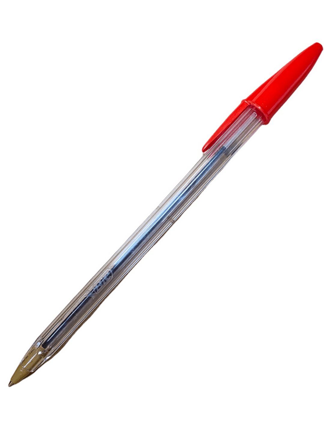 Lápiz pasta rojo Unid 1.00 punta media mm cristal BIC 1