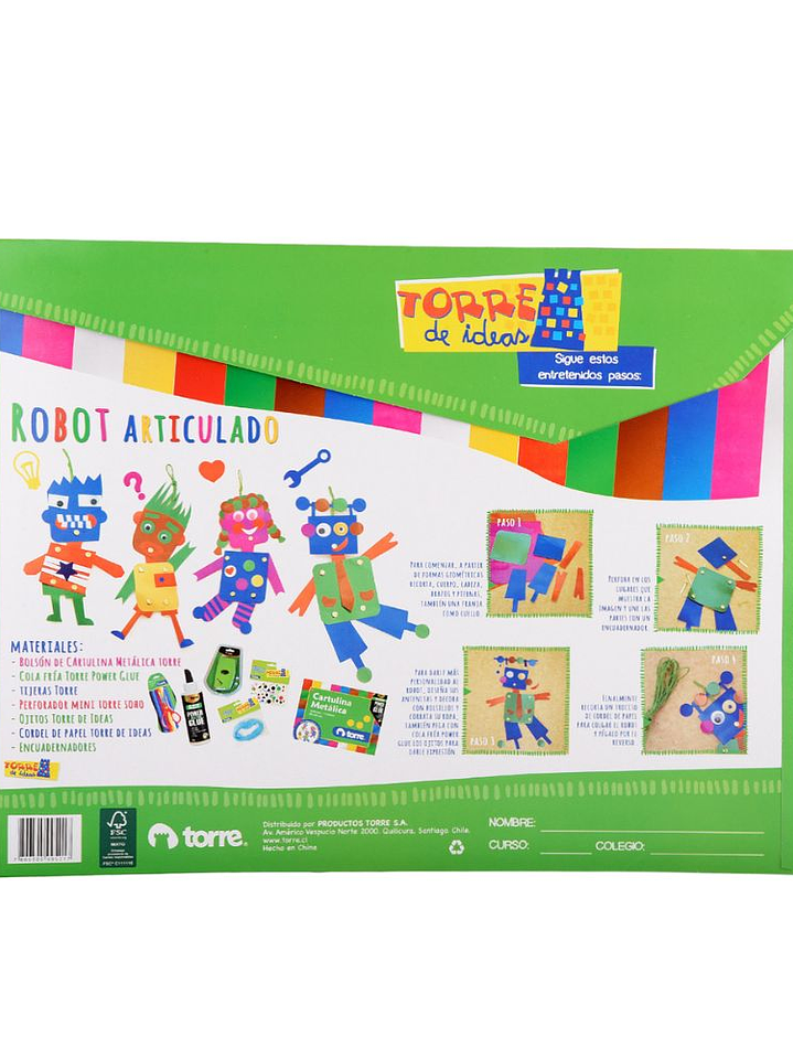 Bolsón Cartulina Metálica 10 Pliegos - 7 Colores 3