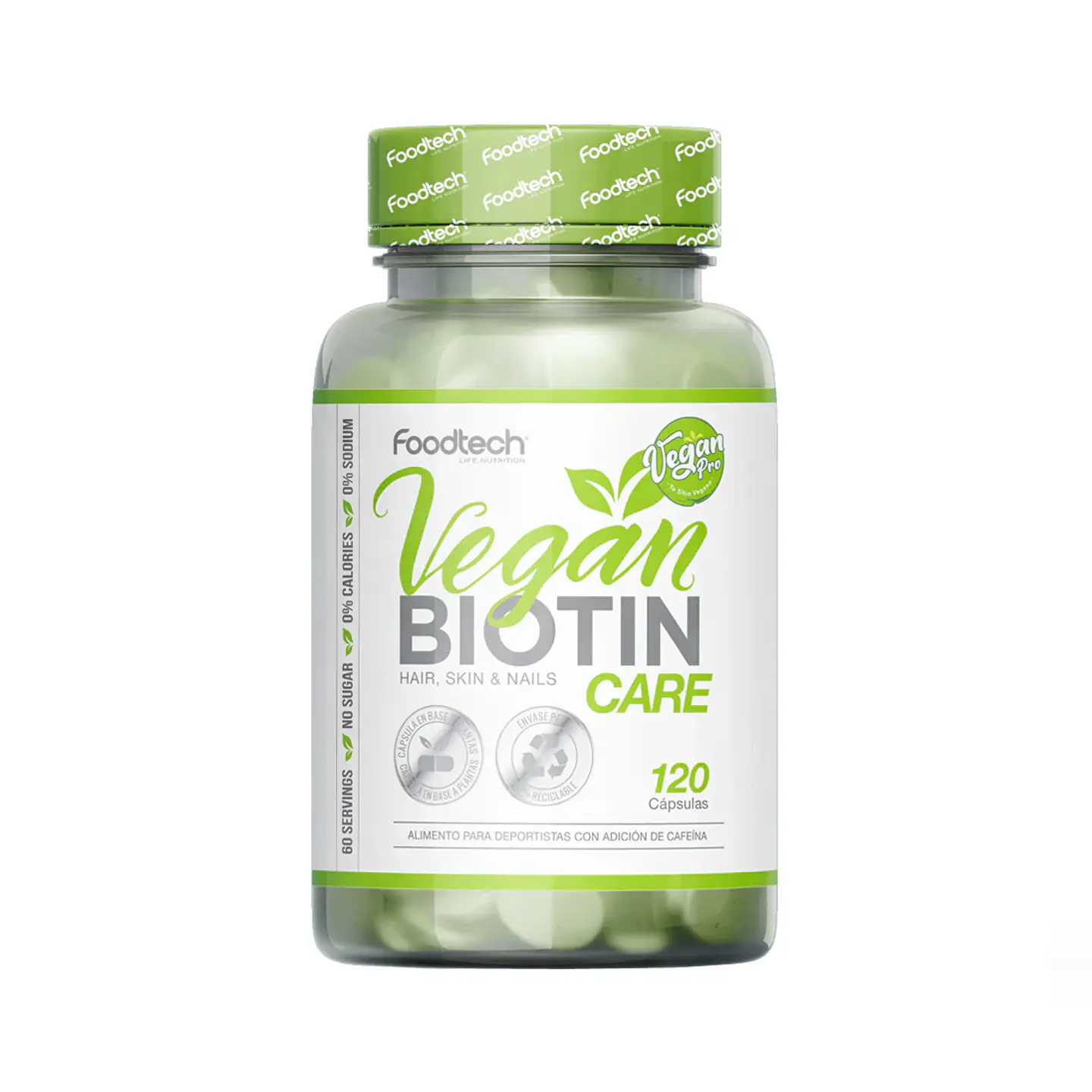 Biotina - Vegan Biotin Care 120 Cápsulas 1