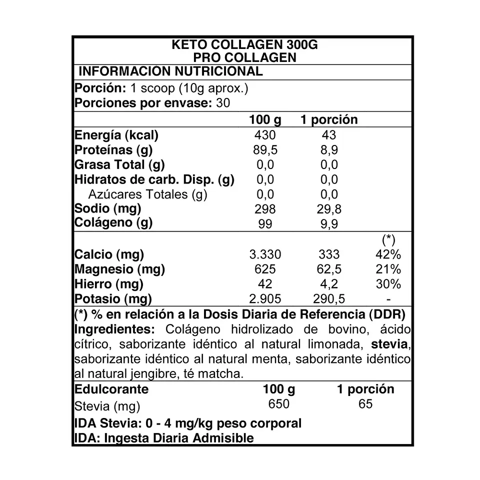 Colágeno Hidrolizado - Keto Collagen 300 grs 2