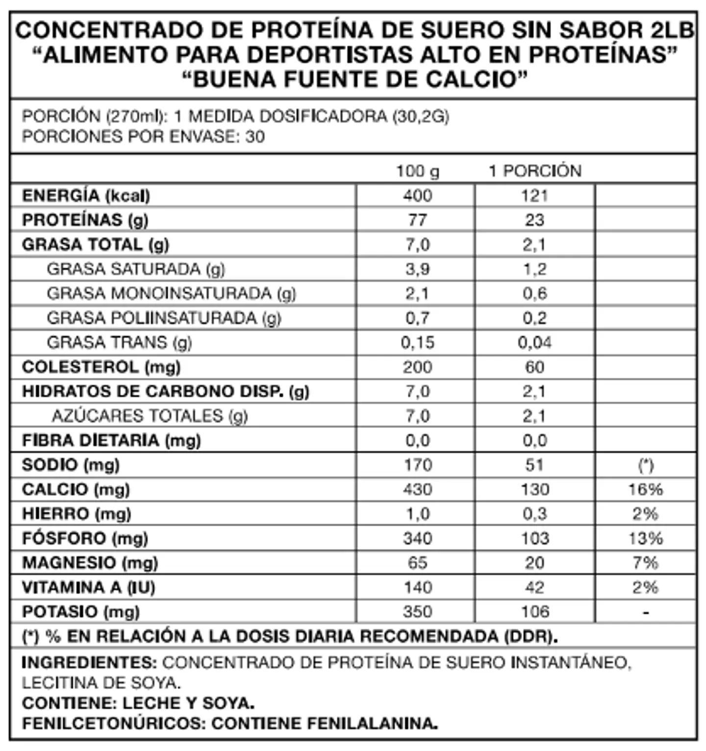 Proteína 4Chef - 2 Lbs 2