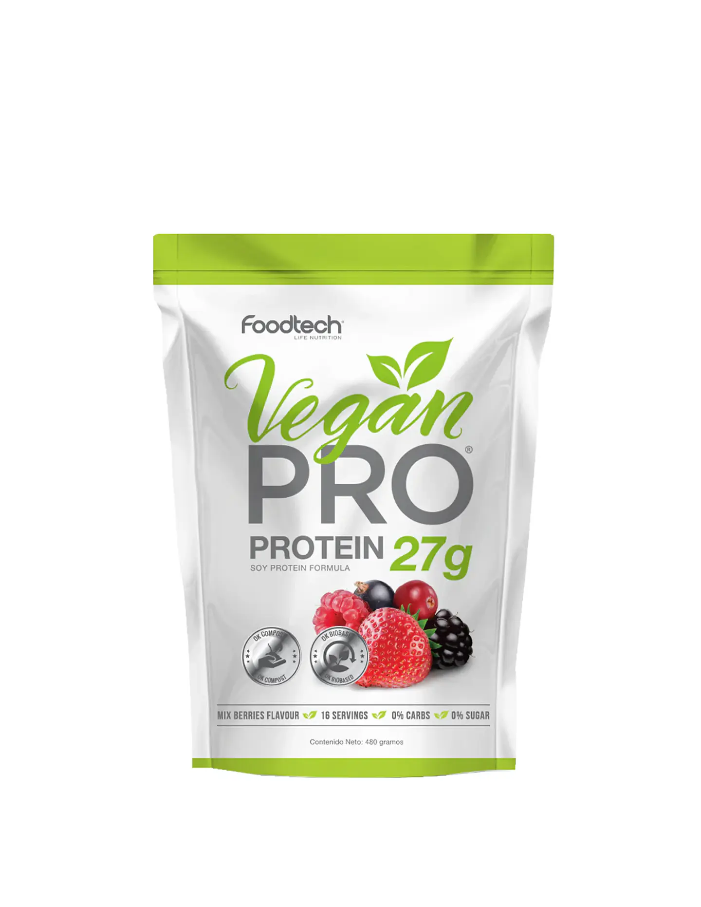Proteína Vegetal: Vegan Protein 1lb Mixed Berries 1