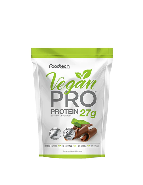 Proteína Vegetal: Vegan Protein 1lb Cacao