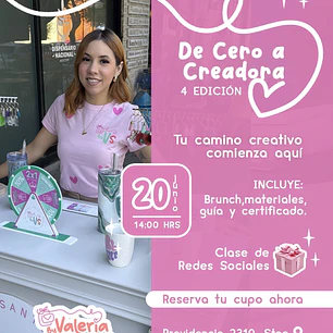 Curso de 0 a Creadora 4ta Edición