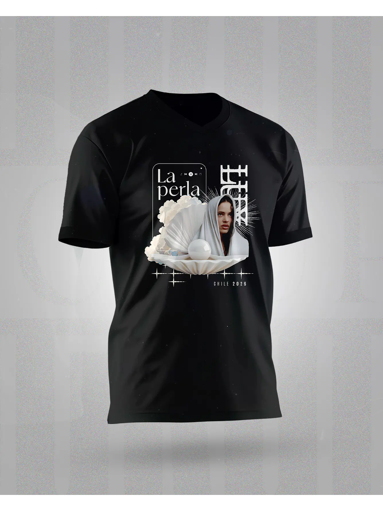Polera Rosalía Tour - Diseño La Perla 1