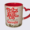 Caneca "Feliz Natal + Família"