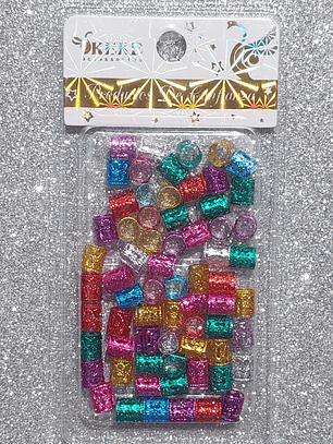 Argollas para peinados Multicolor 