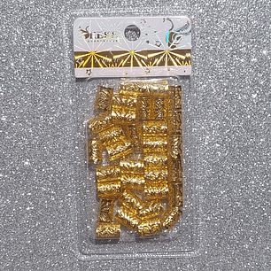 Argollas para peinados Doradas 01 