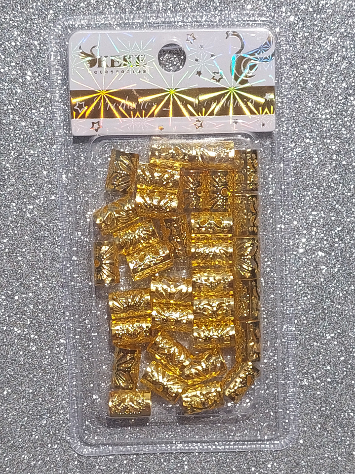 Argollas para peinados Doradas 01  1