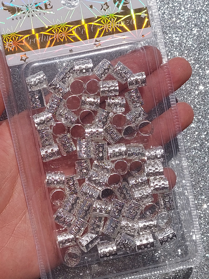 Argollas para peinados Plateadas 02 1