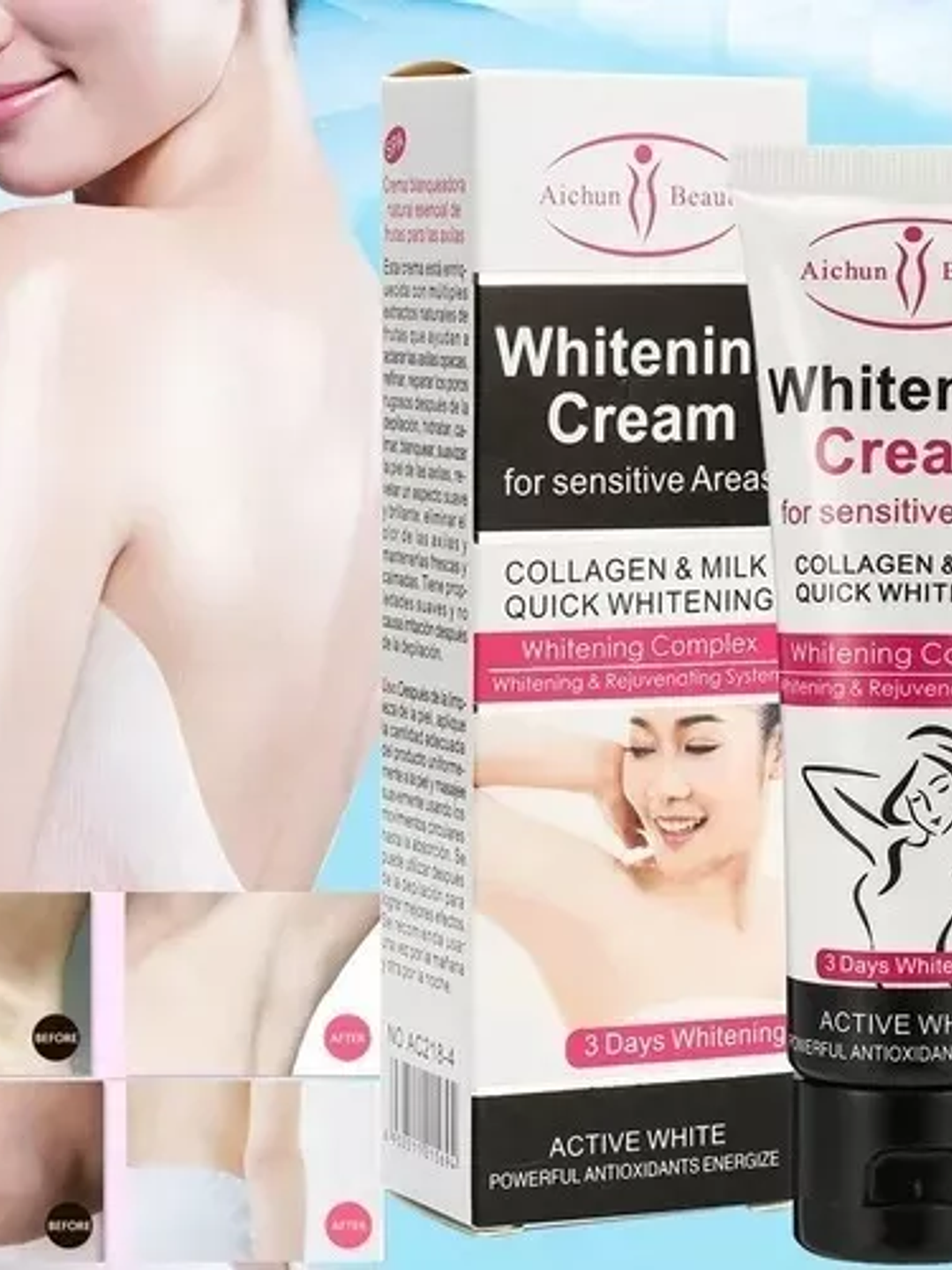 Crema Blanqueadora Aichun Beauty  2