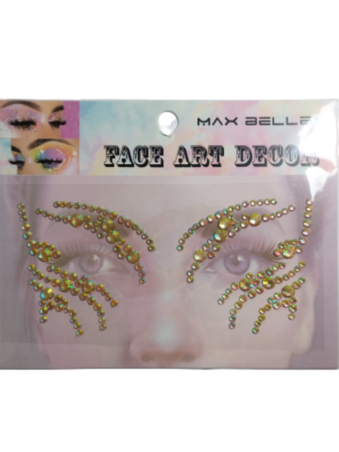 FACE ART DECOR Holográfico Claro 1