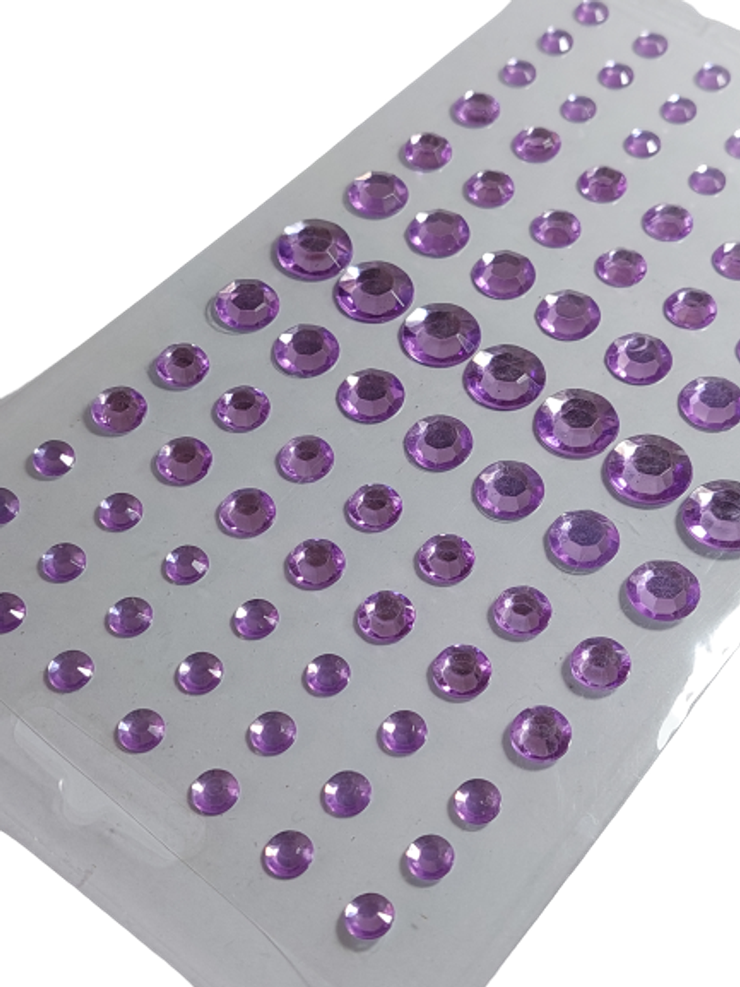 Cristal Adhesivo Círculos Lila 2