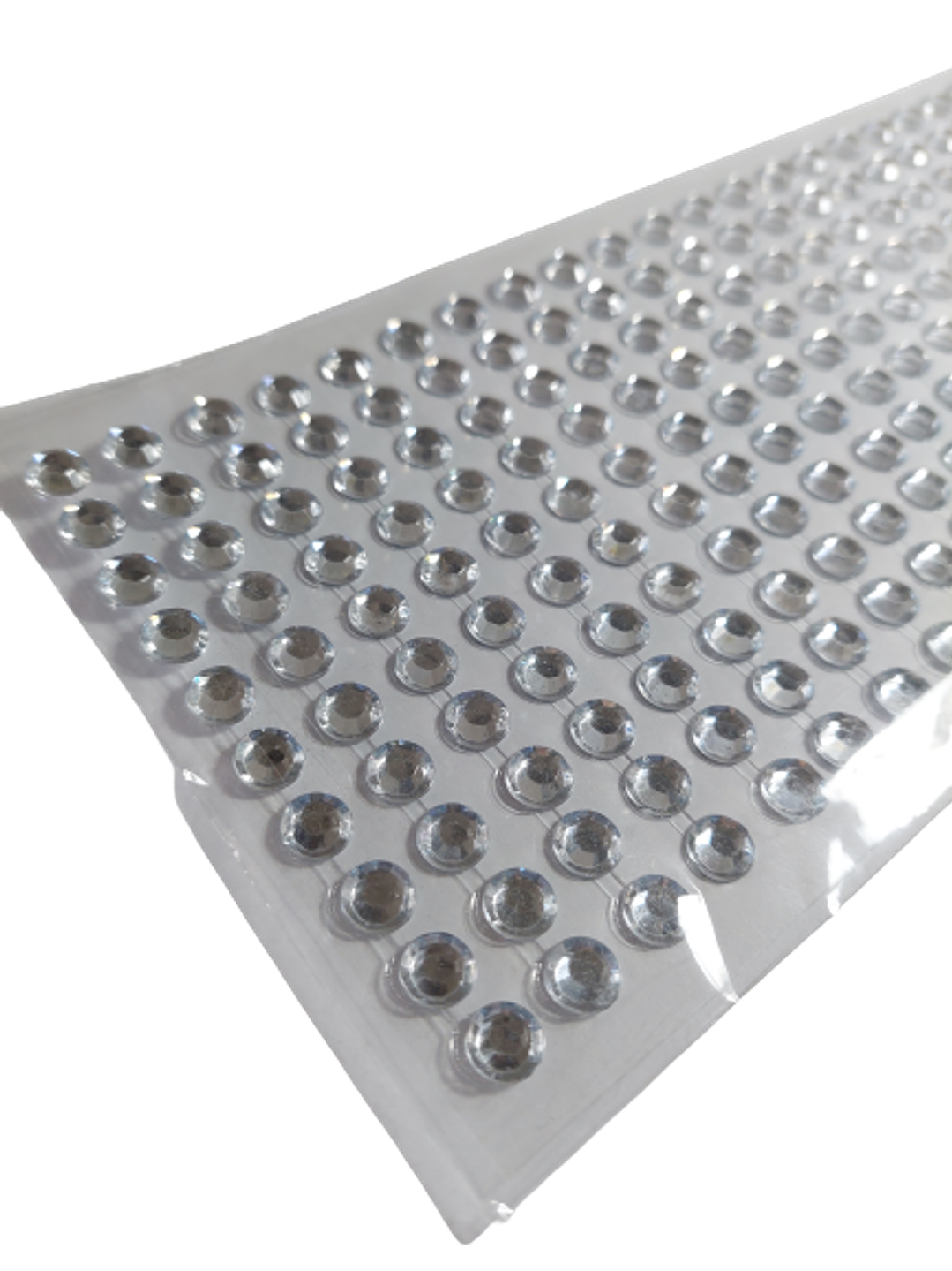 Cristal Adhesivo Plateado 8mm 2