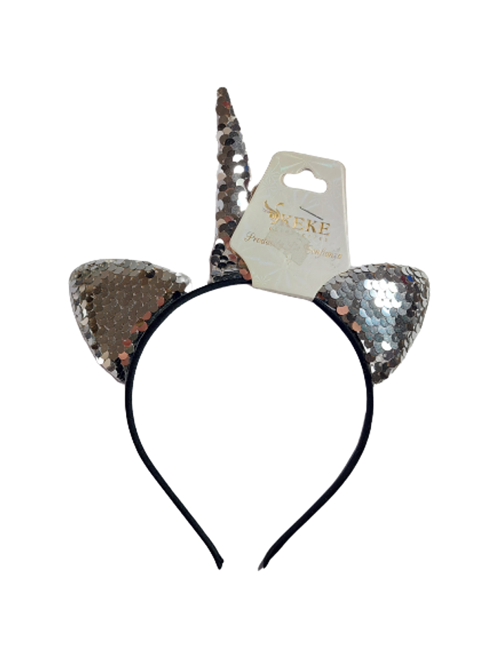 Cintillo Unicornio Plateado 1