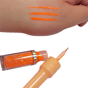 Delineador Reno Naranja Neón 06 