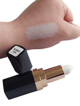 Lápiz Labial Blanco Matte 01 