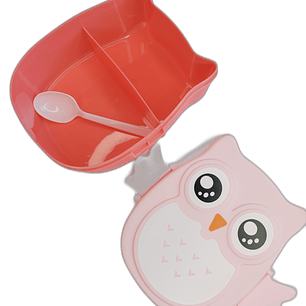 Lonchera Búho - Rosada