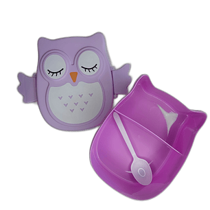 Lonchera Búho - Morada