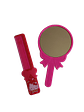 Set Espejo + Peine Hello Kitty - Miniatura 3