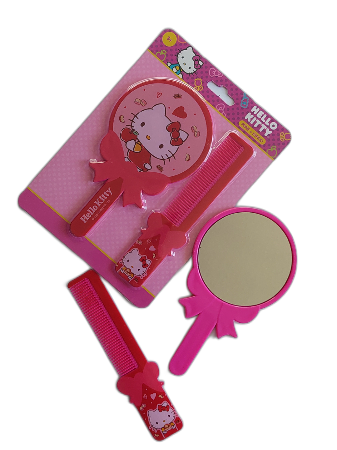 Set Espejo + Peine Hello Kitty 4
