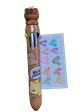 Lápiz 10 Colores Osito Café Kawaii  - Miniatura 2