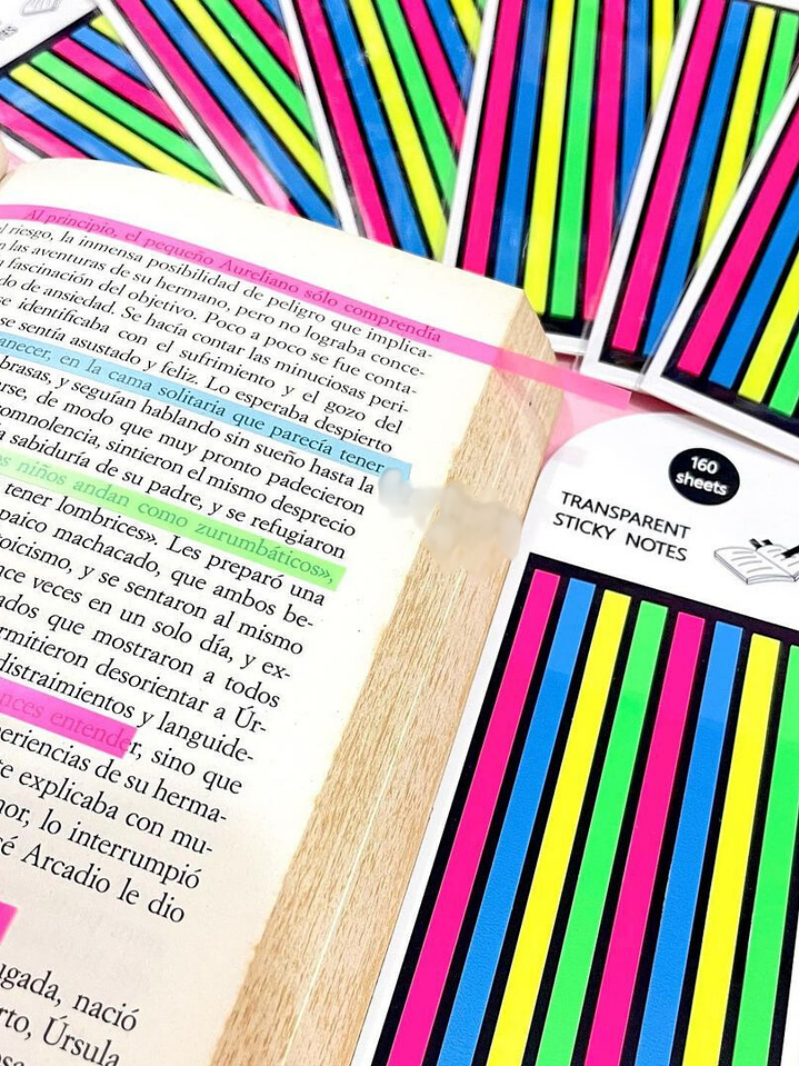 Post - It MarcaTextos - tonos Neón  2