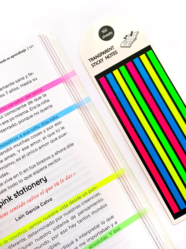 Post - It MarcaTextos - tonos Neón  1