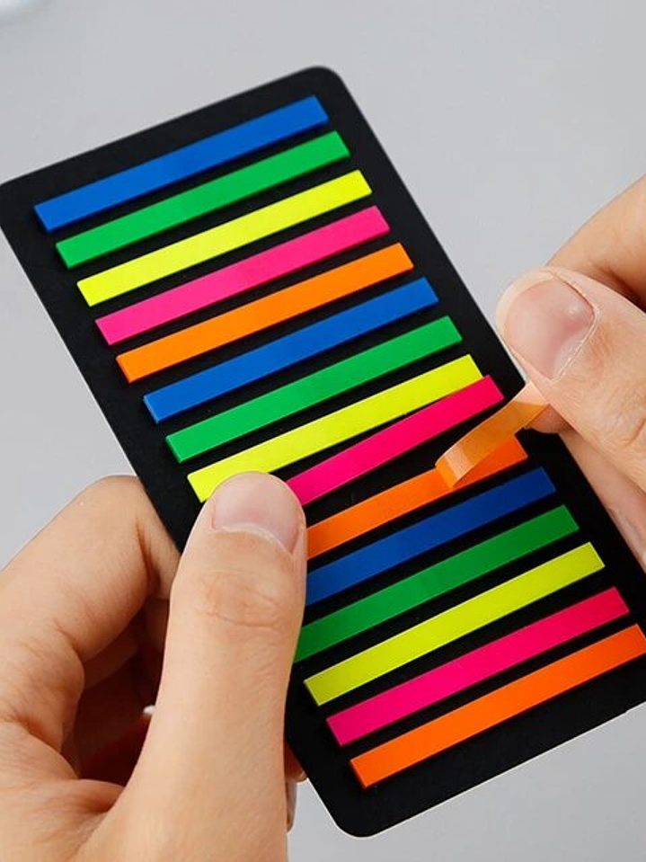 Post - It MarcaTextos MINI - tonos Neón 3