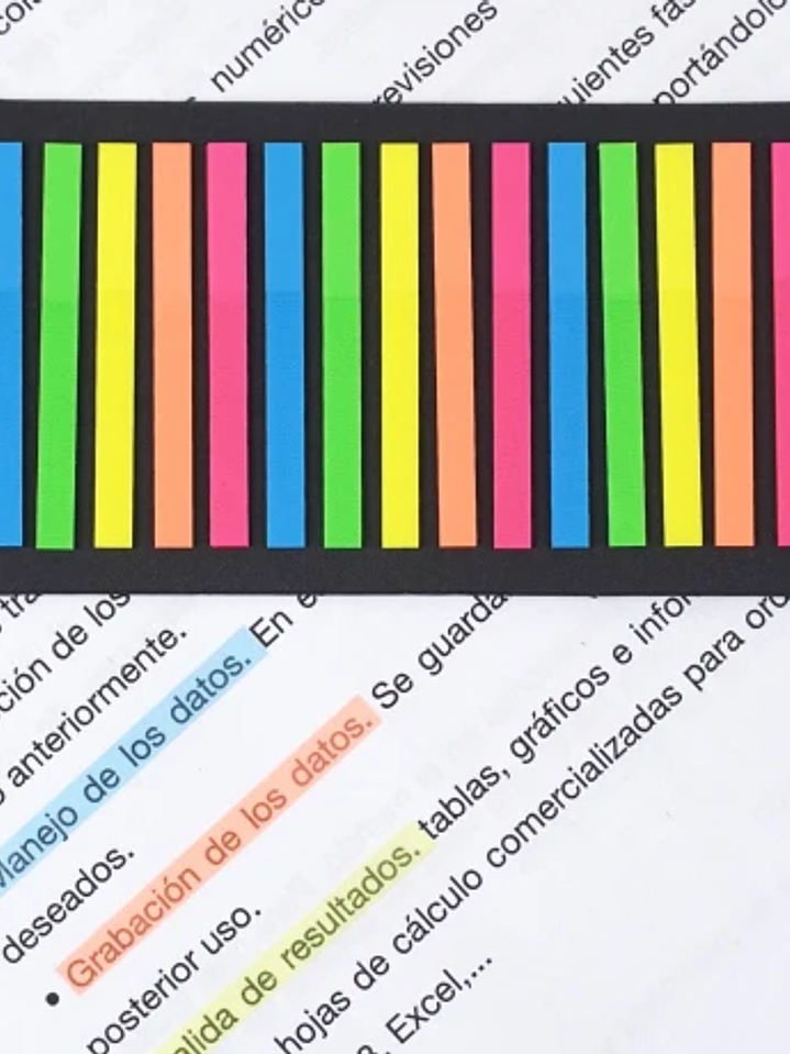 Post - It MarcaTextos MINI - tonos Neón 2