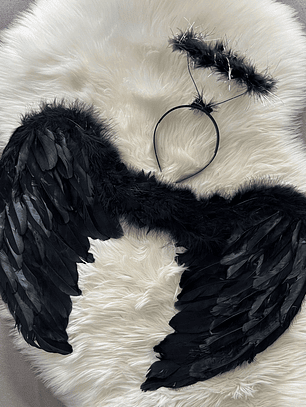 Set Alas + Aureola Diabla/Angel