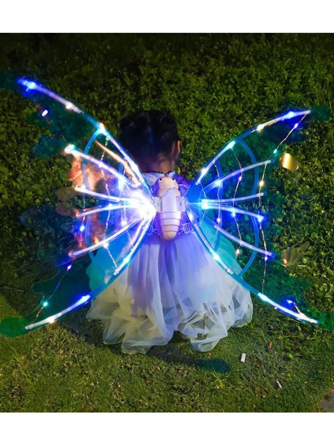 Alas Mariposa Con Luz Led y Movimiento 3