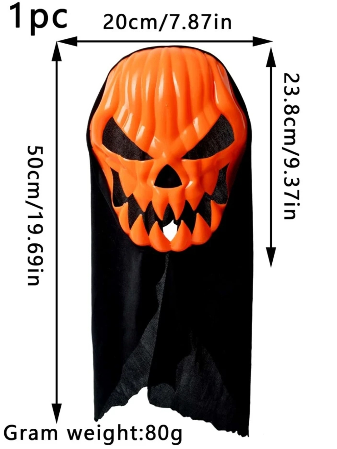 Máscara CALABAZA Halloween 2