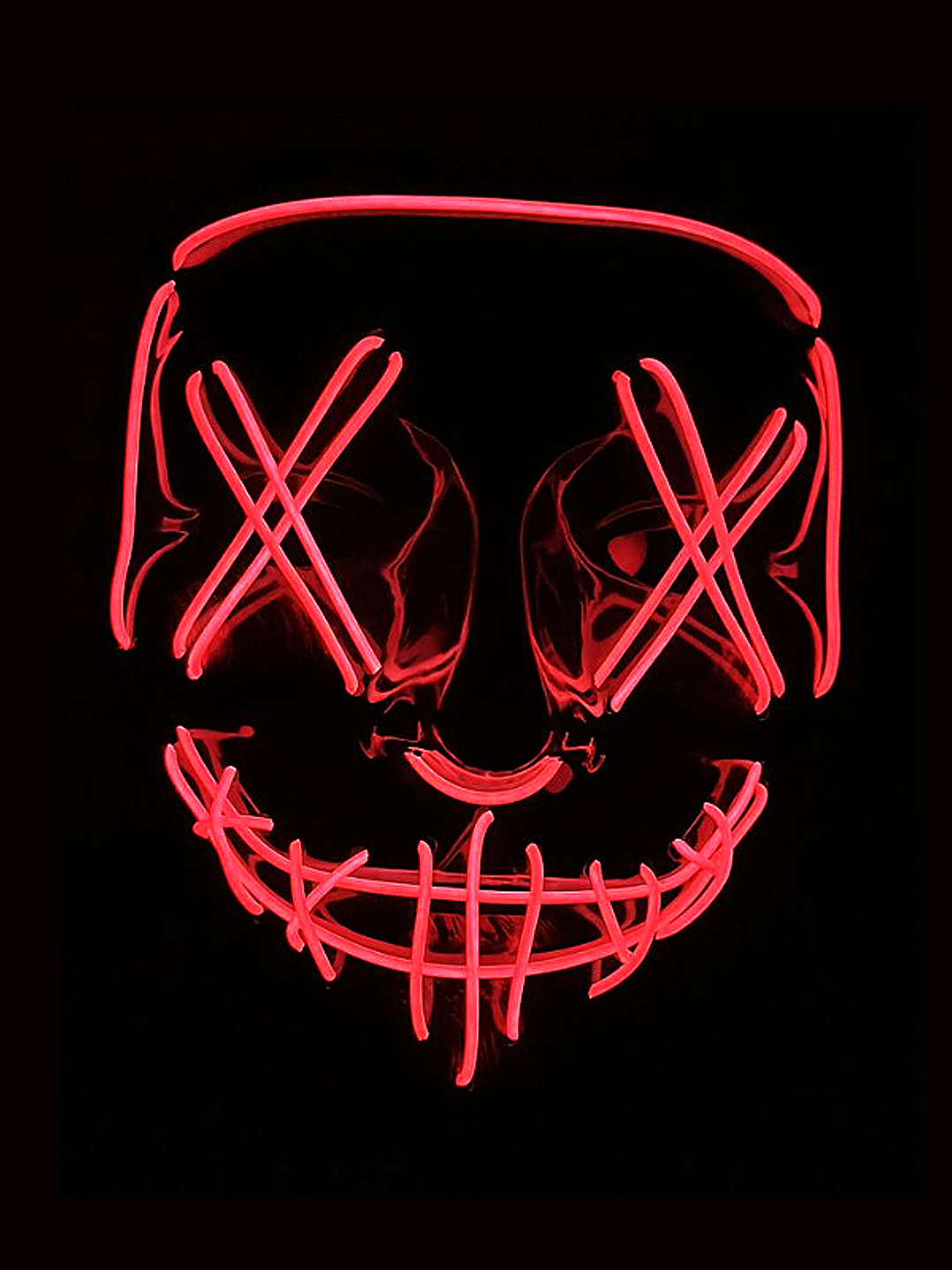 Máscara THE PURGE Luz Led NEÓN 4