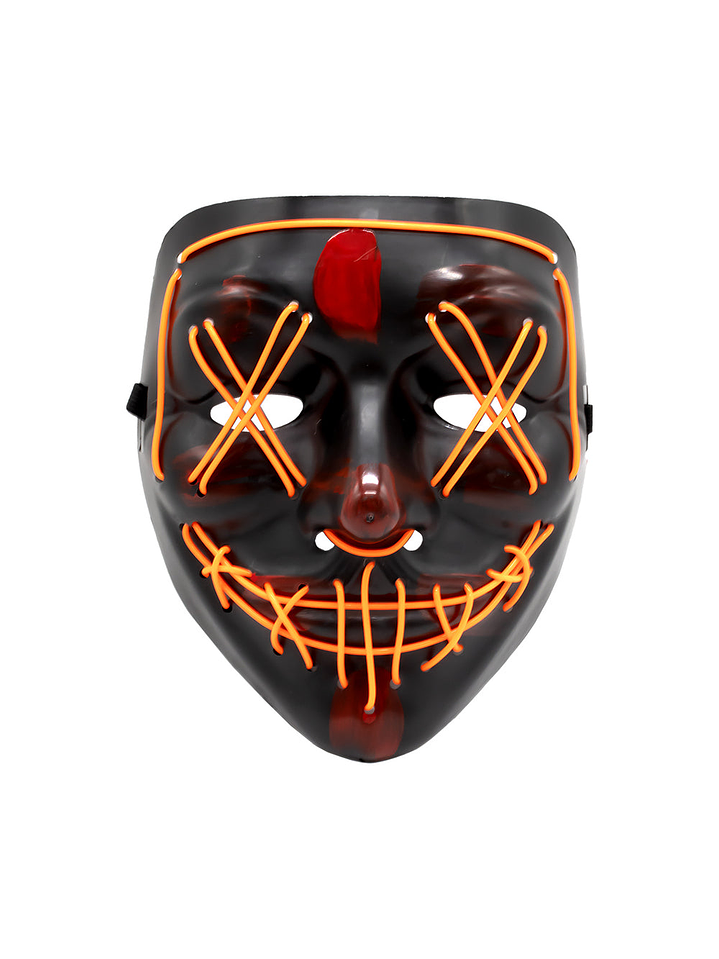 Máscara THE PURGE Luz Led NEÓN 8
