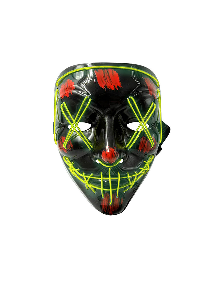 Máscara THE PURGE Luz Led NEÓN 9