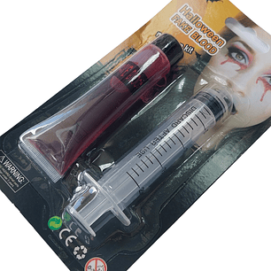 Sangre Falsa con Jeringa 