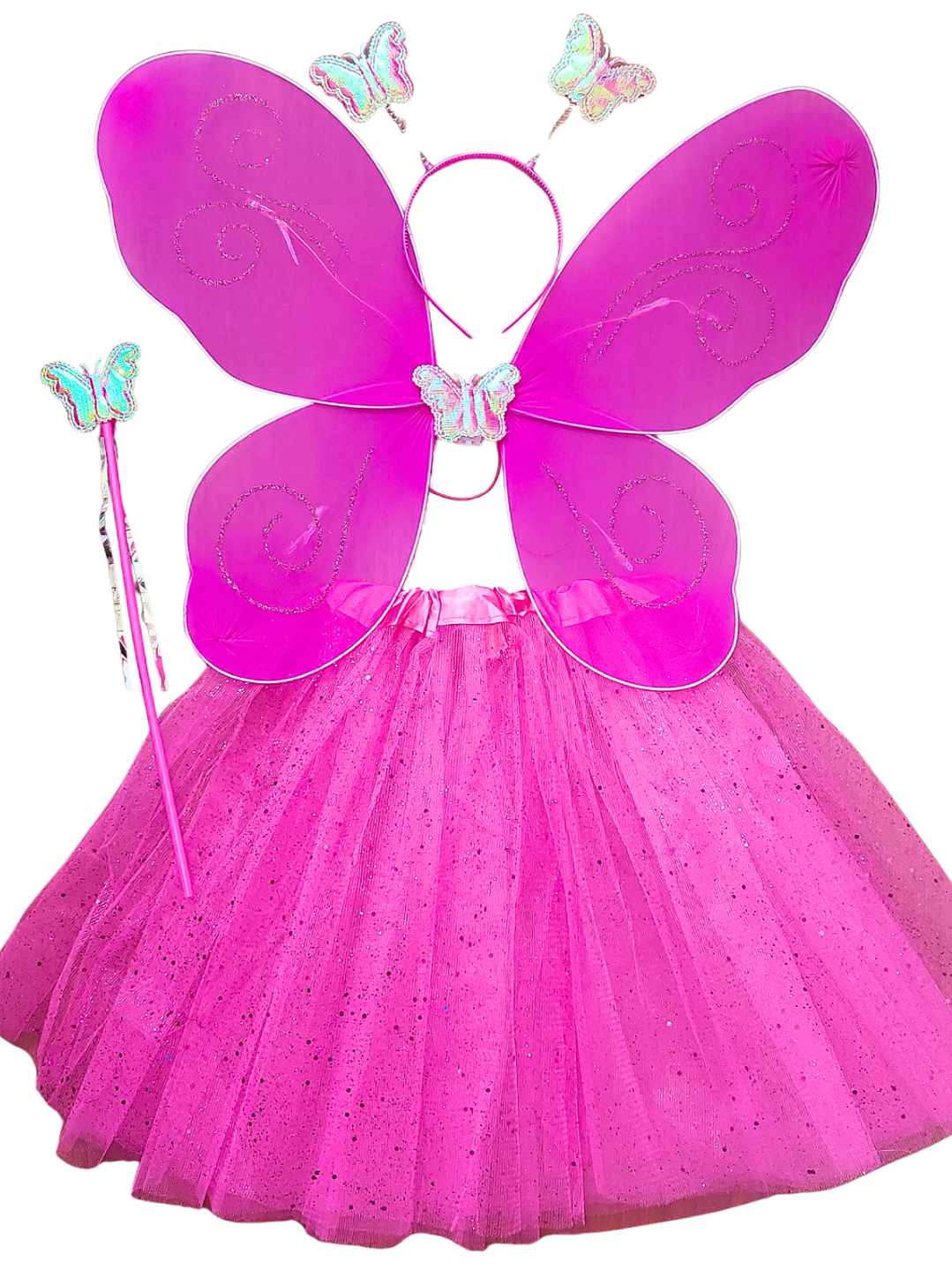 Set Alas Con Luz Led Mariposa Brillante 2