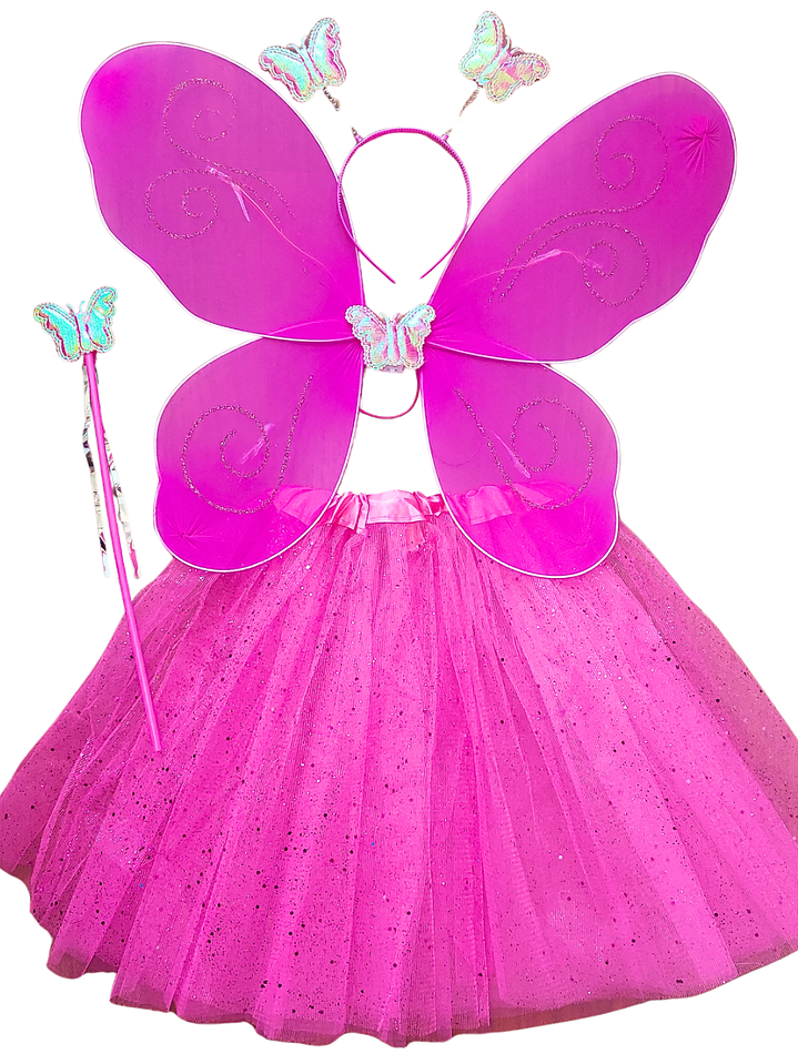 Set Alas Con Luz Led Mariposa Brillante 2