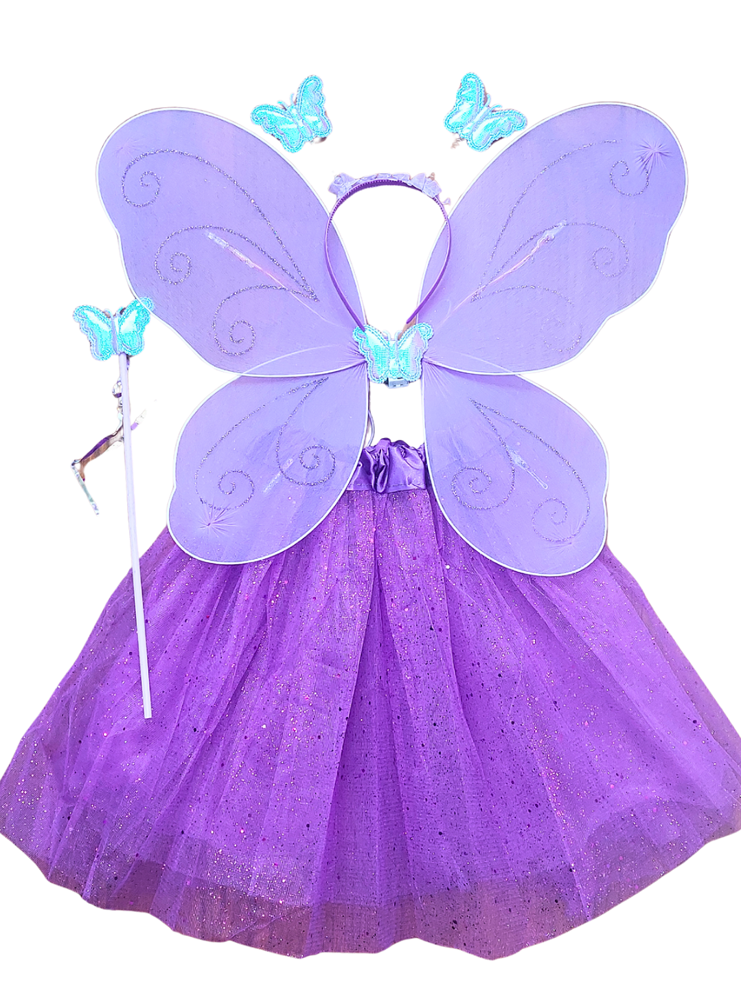 Set Alas Con Luz Led Mariposa Brillante 4