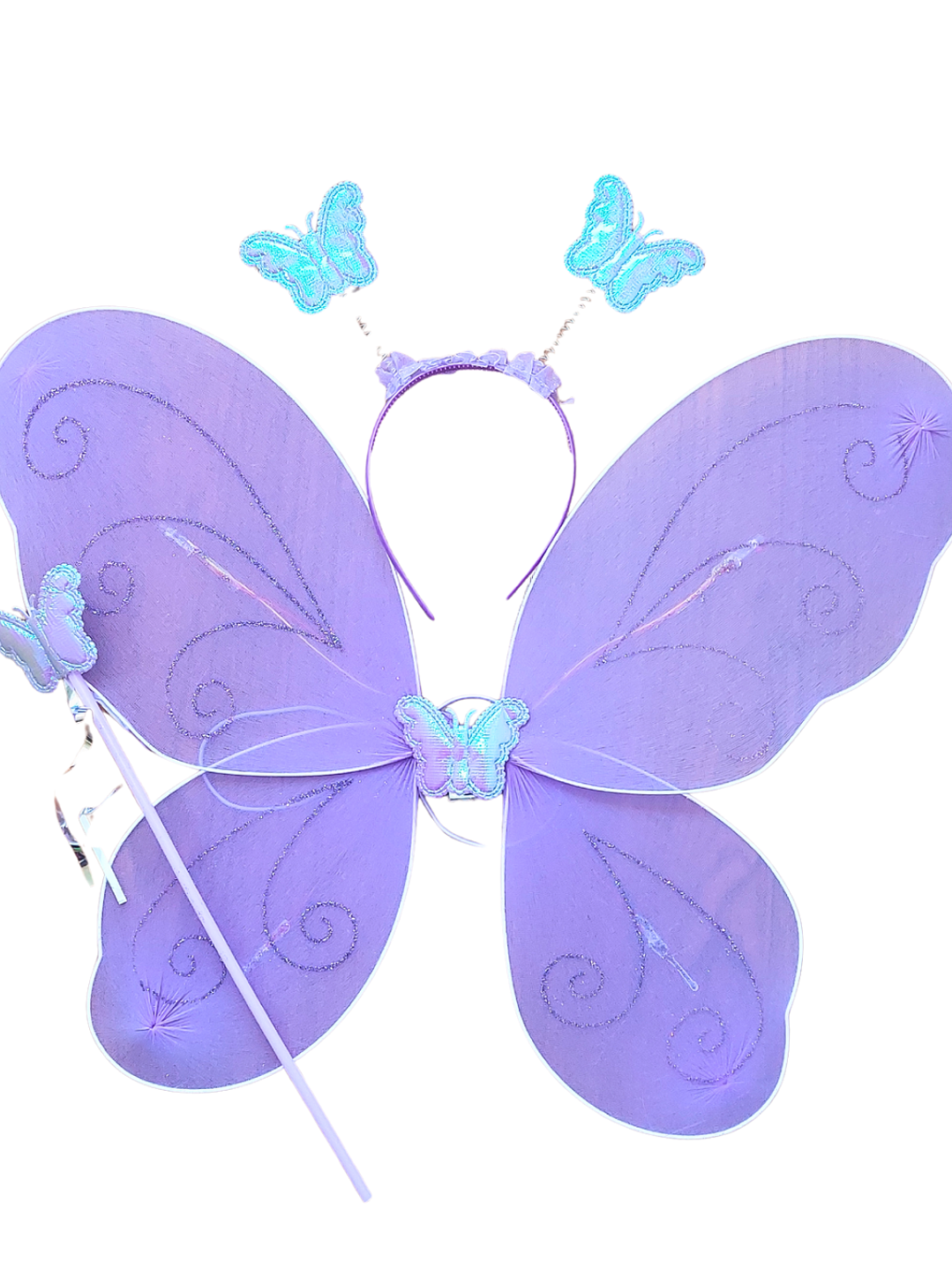 Set Alas de Mariposa Con Luz 4