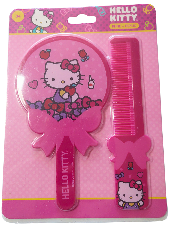 Set Espejo + Peine Hello Kitty 6
